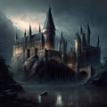 Hogwarts Castle from harry potter universe
