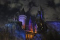 Hogwarts Castle at Night Royalty Free Stock Photo