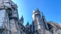 Hogwarts Castle in the Wizarding World of Harry Potter attraction in Universal Studios theme park Royalty Free Stock Photo