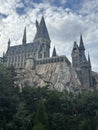 Hogwarts Castle at Wizarding World of Harry Potter at Universal Islands of Adventure in Orlando, Florida Royalty Free Stock Photo