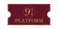 Hogwarts Express ticket from platform 9 3 4 to magic world