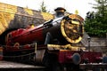 The hogwarts express train at the Wizarding World of Harry Potter in Universal Studios Royalty Free Stock Photo