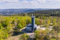 Hohe bracht tower sauerland from above Royalty Free Stock Photo