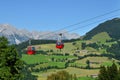 Hohe Salve gondola cable lift transportation at Hexenwasser Theme Park