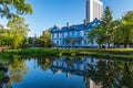 Hoheikan, a historical building in Nakajima Park, Sapporo, Japan Royalty Free Stock Photo