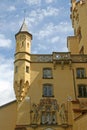 Hohen Schwangau castle grand knight entrance.