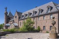 Hohenburg Monastery on Mont Sainte-Odile near Ottrott. Alsace region in France