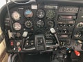 HOHENEMS, AUSTRIA, JUNE 15, 2020 Cockpit of a Cessna 182