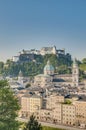 Hohensalzburg Castle in Salzburg, Austri Royalty Free Stock Photo