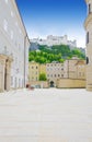 Hohensalzburg Fortress in the historic centre of Salzburg, Austria Royalty Free Stock Photo