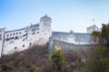 Hohensalzburg Fortress. Salzburg. Austria. Beautiful view on Salzburg skyline with Festung Hohensalzburg Royalty Free Stock Photo
