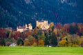 Hohenschwangau Castle, Bavaria, Germany. Royalty Free Stock Photo