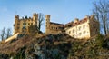 Hohenschwangau Castle in the Bavarian Alps of Germany Royalty Free Stock Photo