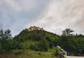 Hohenwerfen Castle in Austrian Alps, Austria Royalty Free Stock Photo