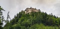 Hohenwerfen Castle in Austrian Alps, Austria Royalty Free Stock Photo