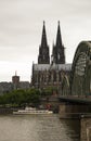 Hohenzollern bridge Germany Cologne Royalty Free Stock Photo