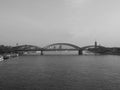 Hohenzollernbruecke (Hohenzollern Bridge) over river Rhine in Ko Royalty Free Stock Photo
