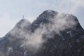 The high Austrian region of Dachstein, view from the Dachstein cable car station, Austria, Europe Royalty Free Stock Photo