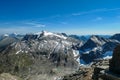 Hoher Sonnblick - Close up view on Schareck in Hohe Tauern mountain range in Carinthia, Austrian Alps. Moelltal glacier