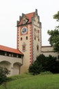 Hohes Schloss Fussen - the clock tower