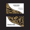 Hohloma gold and black Floral templates For business