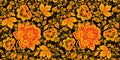 Hohloma seamless pattern in traditional colors