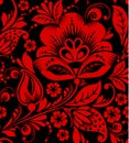 Hohloma seamless pattern