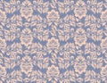 Hohloma style seamless pattern vector background