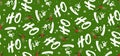 041_Hohoho seamless pattern for wrapping Christmas gifts, fabric and paper.