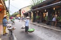 Hoi An Old Street in Vietnam Royalty Free Stock Photo