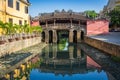 The Japanese Bridge at Hoi An, ancient city in central Vietnam and UNESCO World Heritage site Royalty Free Stock Photo