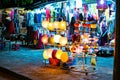 HOI AN, VIETNAM - MARCH 17, 2017: Traditional lanterns store in Hoi An, Vietnam, Hoi an Ancient Town is recognized Royalty Free Stock Photo