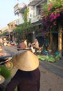 Hoi An - Vietnam Morning Market Street Scene