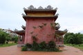 Rear facade of the Van Mieu Confucius Temple. Hoi An, Vietnam