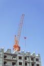 Hoisting tower cranes and construction of high-rise building