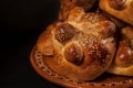 Hojaldras, Pan de muerto, Day of the dead Mexican Bread in Mexico