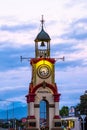 Hokitika Clock tower at dawn Royalty Free Stock Photo