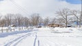 HOKKAIDO, JAPAN-JAN. 31, 2013: The view from the Mashu lake in H