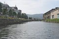 Warehouses along Otaru canal in Otaru,Hokkaido,Japan