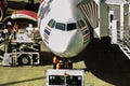 Hokkaido japan - october9,2018 : airport technician checking on