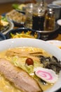 Hokkaido Shio Ramen and other Japanese cuisine at a casual dining restaurant