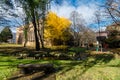 Hokkaido University at Autumn Season.