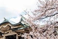 Hokoku Shrine at Osaka Castle Park in Japan Royalty Free Stock Photo