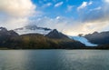 Holanda or Dutch glacier by Beagle channel in Chile Royalty Free Stock Photo