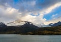 Holanda or Dutch glacier by Beagle channel in Chile Royalty Free Stock Photo