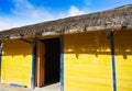 Holbox Island colorful Caribbean houses Mexico Royalty Free Stock Photo