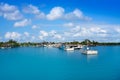 Holbox island port in Quintana Roo Mexico Royalty Free Stock Photo