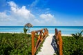 Holbox Island turquoise in Quintana Roo Mexico Royalty Free Stock Photo