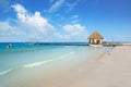 Holbox tropical Island in Quintana Roo Mexico Royalty Free Stock Photo