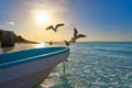 Holbox tropical Island in Quintana Roo Mexico Royalty Free Stock Photo